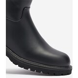 Resti Women's black eco-leather boots with embellishment Xetika - Footwear | ePonuda.com