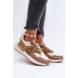 Kesi Women's sneakers made of eco leather, brown Vinelli | shoptok.hr