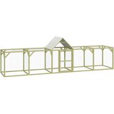 vidaXL Kokošnjak 500x100x150 cm impregnirana trdna borovina | Shoptok.si