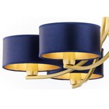 Jupiter 2095 - Luster na lancu ARTHUR 6xE27/15W/230V plava/zlatna | Eponuda.com
