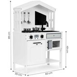 ECO TOYS drvena kuhinja za decu Bela | ePonuda.com