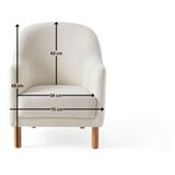 Atelier Del Sofa fotelja aries white | Eponuda.com
