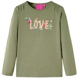  Dječja majica dugih rukava kaki 104 | shoptok.hr