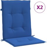  Jastuci za vrtne stolice 2 kom plavi 100 x 50 x 3 cm od tkanine | shoptok.hr