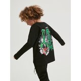 Reserved - Predimenzionirana majica dugih rukava Minecraft - crno | shoptok.hr