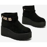 Resti Black women's boots a'la snow boots with ornament Parisela | ePonuda.com