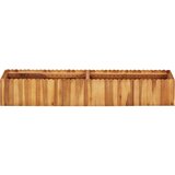  Vrtna posuda za sadnju od masivnog bagremovog drva 150x30x25 cm | shoptok.hr