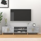 vidaXL TV omarica betonsko siva 180x31,5x40 cm inženirski les Cene