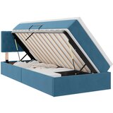 vidaXL postelja s shranjevanjem temno modra 100 x 200 cm žamet, (5000101308) | Shoptok.si