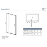 AQUAART Tuš vrata Oviedo 88-100x190 cm | shoptok.hr