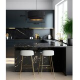  Duolla - Luster na kablu KOBO 1xE27/15W/230V, prečnik 45 cm, crna/zlatna | Eponuda.com