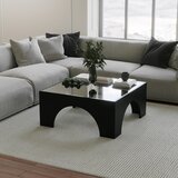 Hanah home Hanah Kućni Klub Stol Seine 80x80x35cm Crni | Eponuda.ba