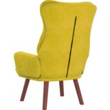  Opustajući Stolică Žuta Baršun | shoptok.hr