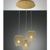 Fabas Luce 3677-47-225 - Luster na sajli CAMP 3xE27/40W/230V zlatna | Eponuda.com