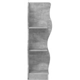  Kutna polica Betonska siva 34 x 33 x 102 cm Konstruirano drvo | shoptok.hr