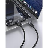 Swissten iPEAX KABEL TEXTILE USB-C/LIGHTNING 1M, 30W, USB 2.0 crni | shoptok.hr