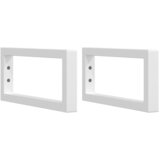  Zidna polica za umivaonik od čelika i masivne hrastovine Smeđa 80 x 40 x 2.5 cm | shoptok.hr