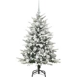 vidaXL Umjetno božićno drvce s rasvjetom i setom kuglica Zelena 120 cm | shoptok.hr