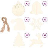 vidaXL Božično drevo med 80 LED Naravna 150 cm polno jesenovo drvo | Shoptok.si