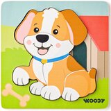Woodyland Drvena puzzle s motivom psa, 5 komada - | shoptok.hr