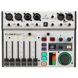 Behringer FLOW 8, 8 kanalna mešalna miza z bluetooth vmesnikom - - Audio-Kondric