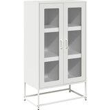 Maison Chic Visoka Komoda - Predalnik Bela 68x39x123 cm Jeklo, (21715911) Cene