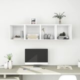 vidaXL Zidni ormarići 4 kom bijeli 37 x 37 x 37 cm od iverice | shoptok.hr