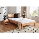 MID.YOU POSTELJA 140 cm x 220 cm , les bukev (jedrovina) | Shoptok.si