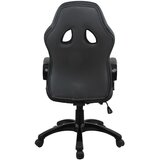MID.YOU GAMING STOL kovina, umetna masa, tekstil črna, svetlo siva | Shoptok.si