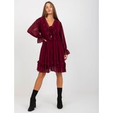 Och Bella Dress-TW-SK-BI-0761.92-burgundy | Shoptok.si