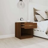 vidaXL Nočna omarica 2 kosa s predalom rjav hrast | Shoptok.si