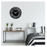 WALLXPERT Zidni sat 48x48cm Crni | Eponuda.ba