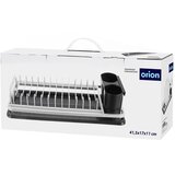 Orion Crno-bijeli metalni ocjeđivač za posuđe 41,5x17 cm Deluxe – | shoptok.hr