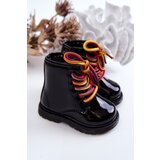Boto Children's Boots Laquered With Zipper Black Tibbie | ePonuda.com