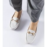 Gemre Grey moccasins adorned with a buckle Fernanda | Shoptok.si