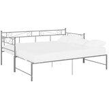  Okvir za krevet na razvlačenje sivi metalni 90 x 200 cm | shoptok.hr