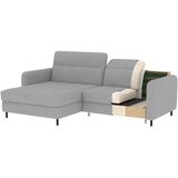 ELTAP Siva raztegljiva/s prostorom za shranjevanje kotna sedežna garnitura iz tkanine bouclé (levi kot/z ležalnikom) Gomsi – | Shoptok.si