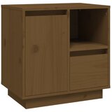 Maison Chic Nočna omarica - Nočna miza medeno rjava 50x34x50 cm trdna borovina, (21687810) Cene