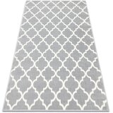 RugsX Preproge Preproga BCF Morad TRELIS Maroška detelja - 300x400 cm Siva | Shoptok.si