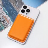  Torbica Leather Magsafe Pocket za iPhone 14 narandzasta | ePonuda.com