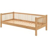 Vipack Dječji krevet od punog hrasta s dodatnim ležajem s prostorom za odlaganje 90x200 cm u prirodnoj boji Forrest – | shoptok.hr
