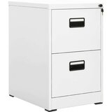 vidaXL arhivska omarica bela 46x62x72,5 cm jeklo | Shoptok.si