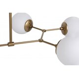 Opviq lights Viseča svetilka s 6 žarnicami v zlato-beli barvi Opviq luči Damar Horizontalno | Shoptok.si