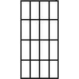 Pregrada za tuširanje od mutnog kaljenog stakla 80 x 195 cm | shoptok.hr