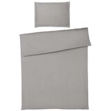 Dieter Knoll POSTELJNINA 140/200 cm saten siva Cene