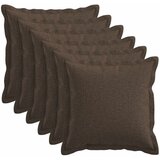  Presvlaka za jastuk 6 kom. HOUTEN Sivosmeđa 40 x 40 cm - Sivosmeđa 40 x 40 cm 6 | shoptok.hr