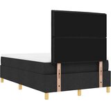  Krevet s opruga kutije s uzglavljem Crna 200 x 120 cm tkanina | shoptok.hr