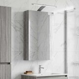  Kopalniška ogledalna omara Siva Sonoma 30 x 10,5 x 50 cm, (5000233142) | Shoptok.si