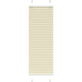 vidaXL Plisirana žaluzija Cream 45x150 cm Širina tkanine 44,4 cm | Shoptok.si