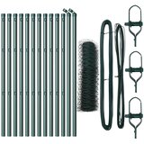 vidaXL Heksagonalna Ograda Zelena 0.6x25 m Čelik, Ograde Stubovi 13 kom Zelena Ø32 mm 100 cm Galvanizirani Čelik Cijene